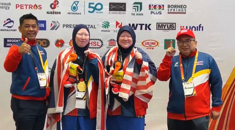 KL B2/B3 Women Team Strikes Gold in PARA SUKMA Sarawak