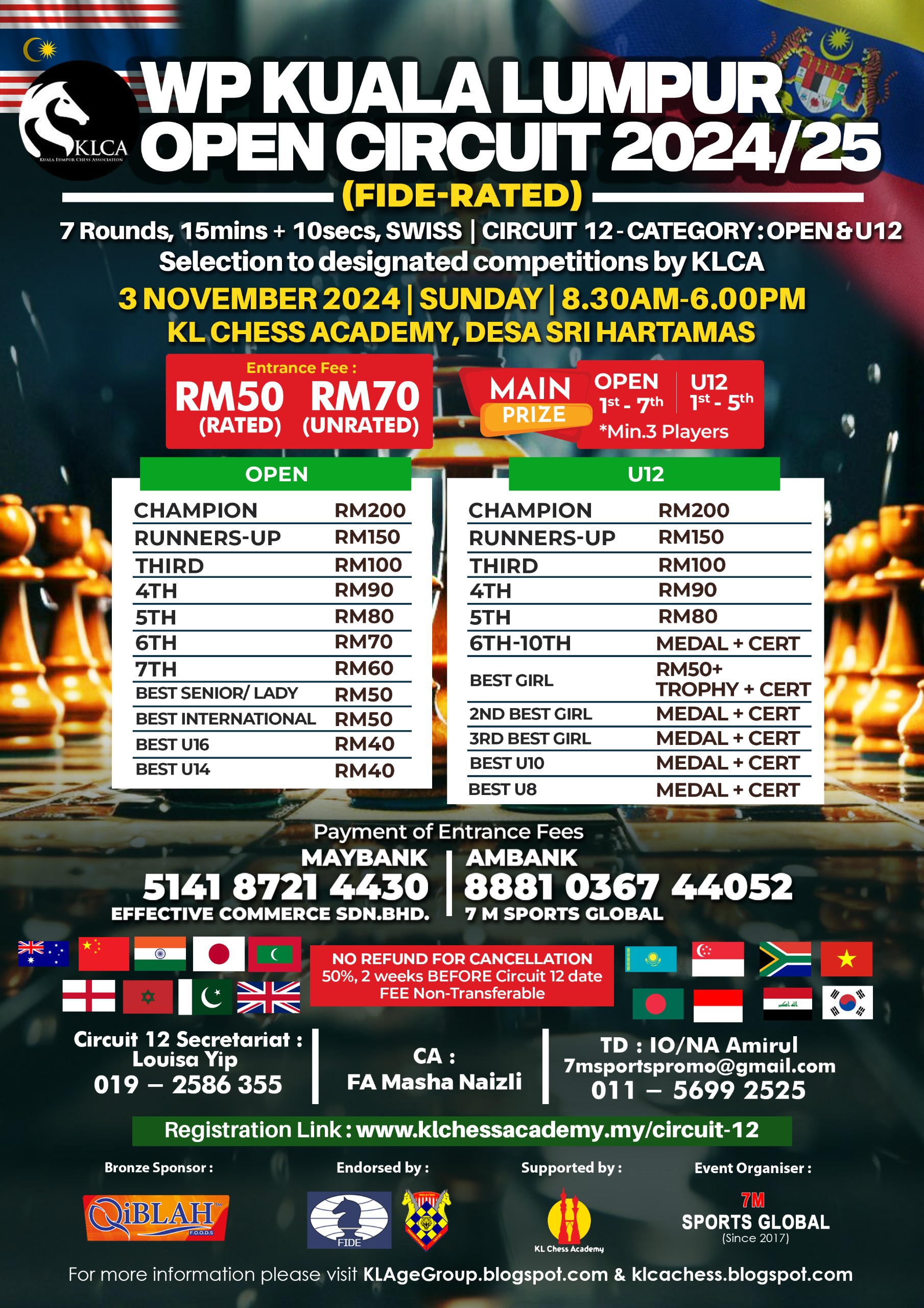 WP Kuala Lumpur Open Circuit 2024/25 – Circuit 12