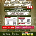 2nd Malaysian National Seniors Rapid Championship 2024