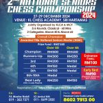 2nd National Seniors Chess Championship 2024