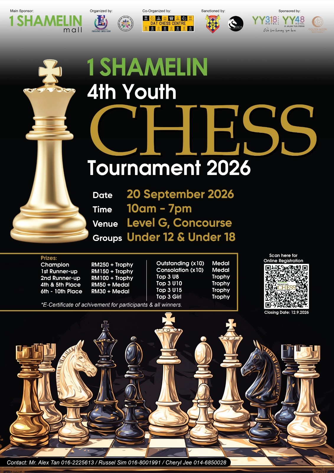 1 Shamelin 4th Youth Chess Tournament 2026