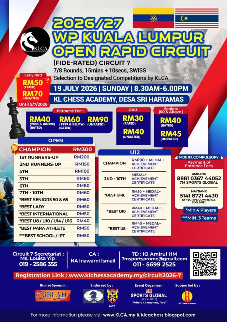 2026/27 WP Kuala Lumpur Open Rapid Circuit 7
